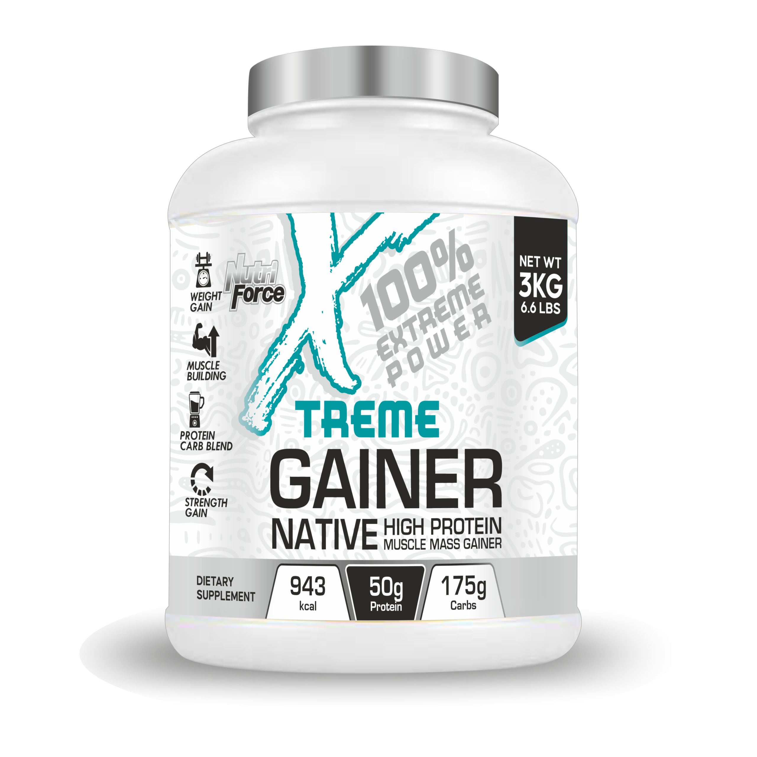 Nutri force gainer 3kg